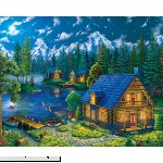 Vermont Christmas Company Forest Cabin Jigsaw Puzzle 1000 Piece  B079Y9BVYT